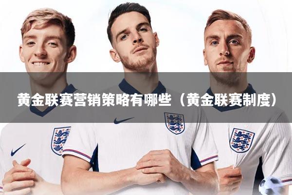 黄金联赛营销策略有哪些(黄金联赛制度)